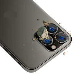 3mk Lens Protection Pro kameros dangtelis skirtas iPhone 14 Pro / iPhone 14 Pro Max - grafitas