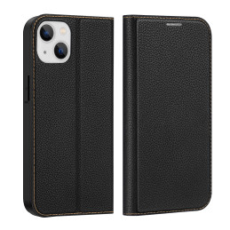 Dux Ducis Skin X2 dėklas iPhone 14 Plus dangtelis su magnetiniu atvartu juodas