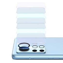 Baseus Xiaomi 12 Pro fotoaparato plėvelė 0,3 mm skaidri (2 vnt) + valymo rinkinys (SGQK000402)