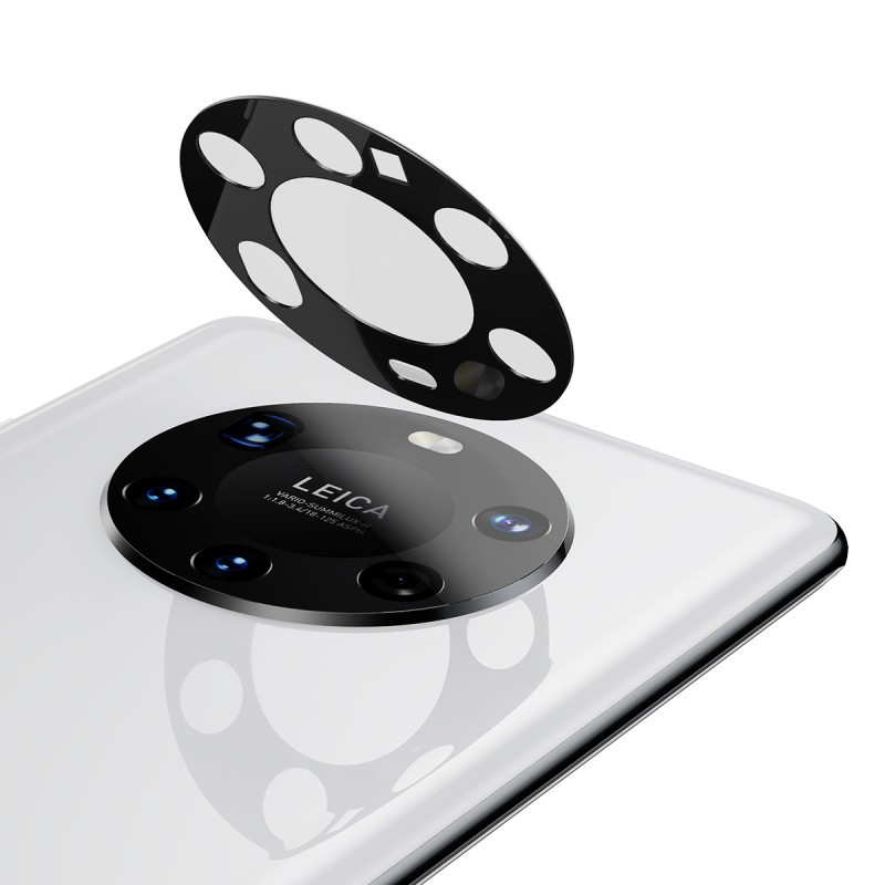 Baseus kameros plėvelė skirta Huawei Mate 40 Pro+ 0,3mm (2 vnt.) skaidri + valymo rinkinys (SGQK000602)