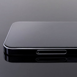 Wozinsky Super patvarūs klijai viso ekrano grūdintas stiklas su rėmeliu patogiu dėklu Motorola Moto G62 Black