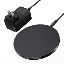 Choetech indukcinis įkroviklis po stalviršiu 10W + EU įkroviklis su maitinimo laidu juodas (T590-F)