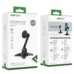 Acefast stovo stovo magnetinis telefono laikiklis juodas (E11)