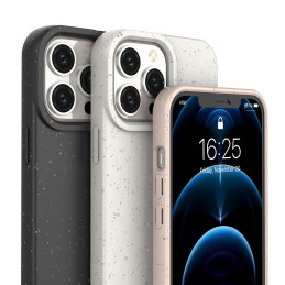 Eco Case iPhone 14 Plus dėklas, silikonas, suyrantis dangtelis, tamsiai mėlynas
