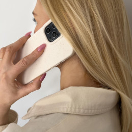 Eco Case iPhone 14 Pro Max dėklas, silikonas, suyrantis dangtelis, rožinis