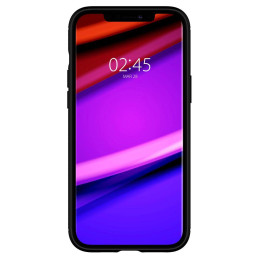 Spigen Rugged Armor dėklas, skirtas iPhone 12 / iPhone 12 Pro - matinė juoda