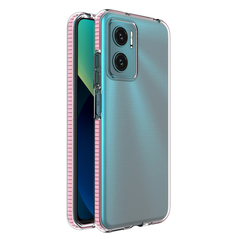 Spyruoklinis dėklas Xiaomi Redmi Note 11E / Redmi 10 5G / Redmi 10 Prime+ 5G / Poco M4 5G silikoninis dangtelis su rėmel...