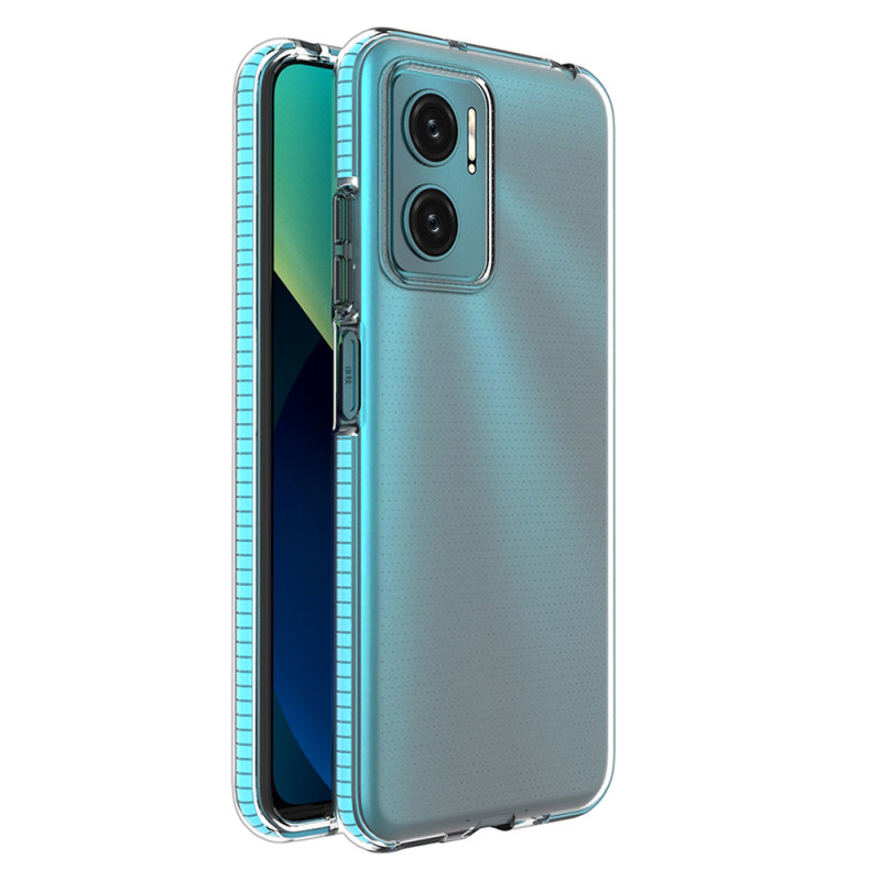 Spyruoklinis dėklas Xiaomi Redmi Note 11E / Redmi 10 5G / Redmi 10 Prime+ 5G / Poco M4 5G silikoninis dangtelis su rėmel...