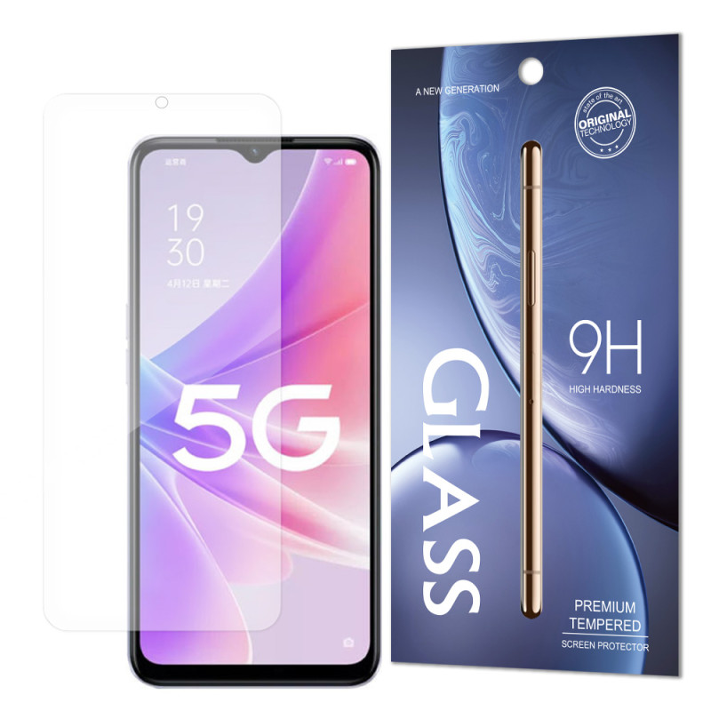 Grūdintas stiklas 9H grūdintas stiklas Oppo A57 5G / A77 5G / A57 / Realme Narzo50 (pakuotė – vokas)