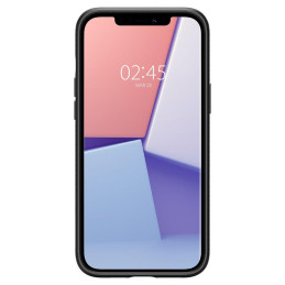 Spigen Liquid Air dėklas, skirtas iPhone 12 / iPhone 12 Pro - matinė juoda