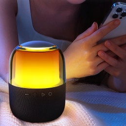 Joyroom belaidis Bluetooth 5.3 RGB garsiakalbis 8W juodas (JR-ML05)