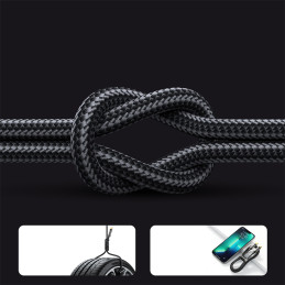 Joyroom S-UL012A20 USB-A / Lightning kabelis 2,4A 20W 2m - mėlynas