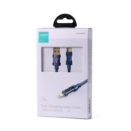 Joyroom S-UL012A20 USB-A / Lightning kabelis 2,4A 20W 2m - mėlynas