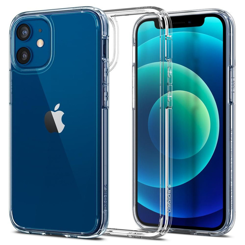 Spigen Ultra Hybrid dėklas iPhone 12 mini - skaidrus
