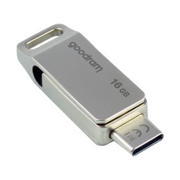 Pendrive 16 GB USB 3.2 Gen 1 USB / USB C OTG ODA3 Goodram – sidabrinė