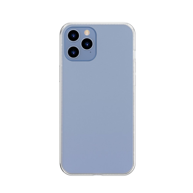 „Baseus“ matinio stiklo dėklas Tvirtas dėklas su lanksčiu rėmeliu, skirtas „iPhone 12 Pro Max White“ (WIAPIPH67N-WS02)