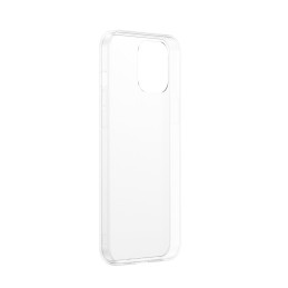 „Baseus“ matinio stiklo dėklas Tvirtas dėklas su lanksčiu rėmeliu, skirtas „iPhone 12 Pro Max White“ (WIAPIPH67N-WS02)
