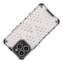 Korinis iPhone 14 Pro dėklas, šarvuotas hibridinis dangtelis, juodas