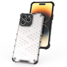 Korinis iPhone 14 Pro dėklas, šarvuotas hibridinis dangtelis, mėlynas