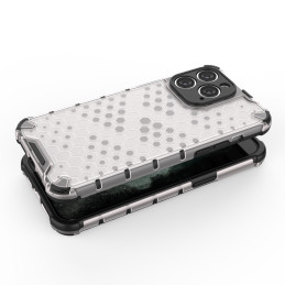 Korinis iPhone 14 Pro dėklas, šarvuotas hibridinis dangtelis, skaidrus