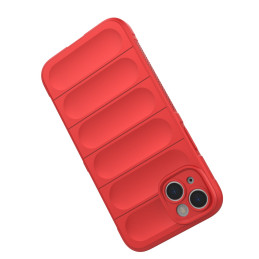 Magic Shield Case iPhone 14 Plus, lankstus, šarvuotas dangtelis, raudonas