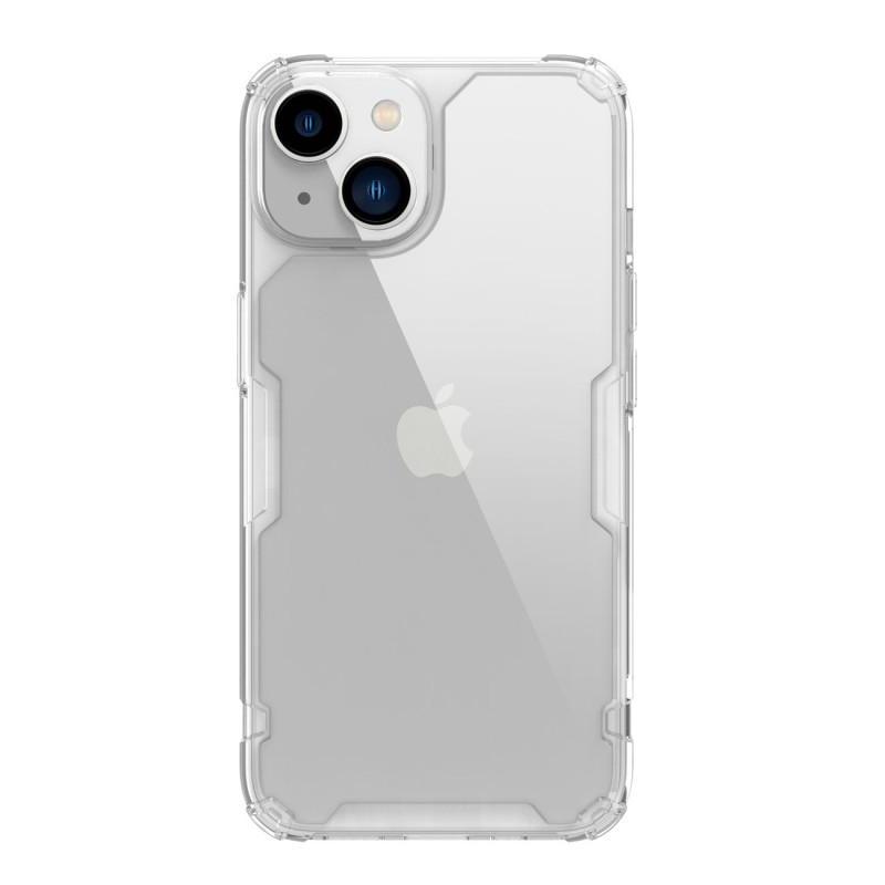 Nillkin Nature Pro iPhone 14 dėklas, šarvuotas dangtelis, skaidrus dangtelis