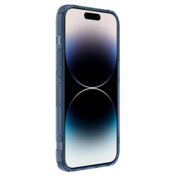 Nillkin Nature Pro Magnetic Case iPhone 14 Pro magnetinis dėklas MagSafe mėlynas