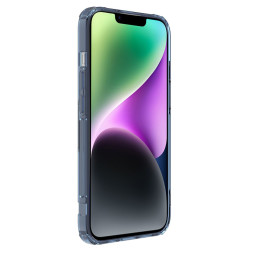 Nillkin Nature Pro Magnetic Case iPhone 14 Plus magnetinis dėklas MagSafe mėlynas