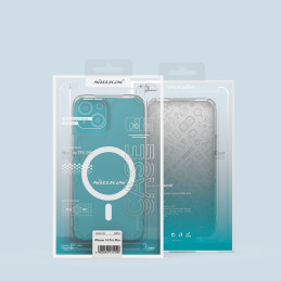 Nillkin Nature Pro Magnetic Case iPhone 14 Pro Max magnetinis dėklas MagSafe mėlynas