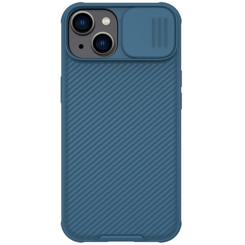 Nillkin CamShield Pro magnetinis dėklas iPhone 14 Plus dangtelio kameros apsauga mėlyna (su MagSafe)