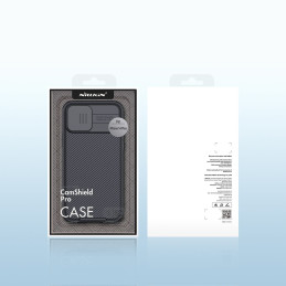 Nillkin CamShield Pro magnetinis dėklas iPhone 14 Plus dangtelio kameros apsauga mėlyna (su MagSafe)