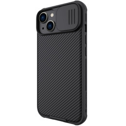 Nillkin CamShield Pro Case iPhone 14 / iPhone 13 Šarvuotos dangtelio kameros apsauga juoda
