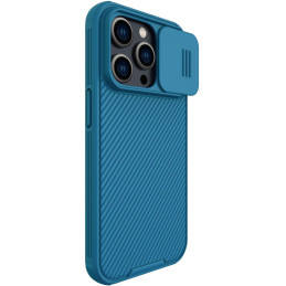 Nillkin CamShield Pro Case iPhone 14 Pro Armored Cover Camera Protector Mėlyna