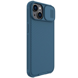 Nillkin CamShield Pro Case iPhone 14 Plus Armored Cover Camera Protector Protector Blue