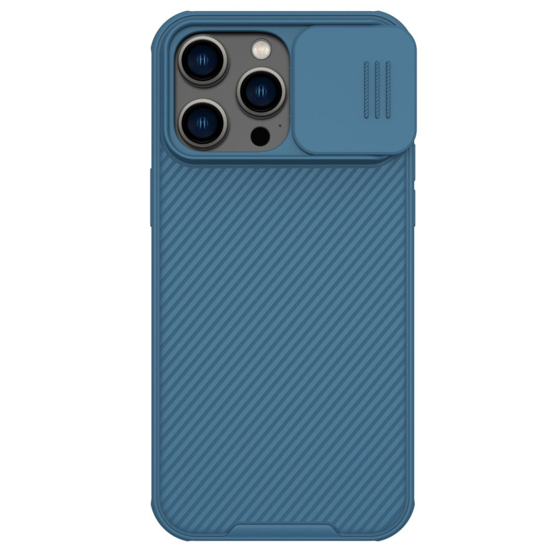 Nillkin CamShield Pro Case iPhone 14 Pro Max Armored Cover Camera Protector Mėlyna