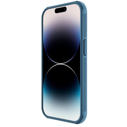 Nillkin CamShield Pro Case iPhone 14 Pro Max Armored Cover Camera Protector Mėlyna
