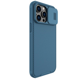 Nillkin CamShield Pro Case iPhone 14 Pro Max Armored Cover Camera Protector Mėlyna