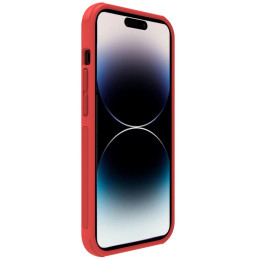 Nillkin Super Frosted Shield Pro dėklas iPhone 14 Pro galinis dangtelis raudonas
