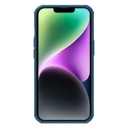 Nillkin Super Frosted Shield Pro dėklas, skirtas iPhone 14 Plus galinio dangtelio mėlynos spalvos