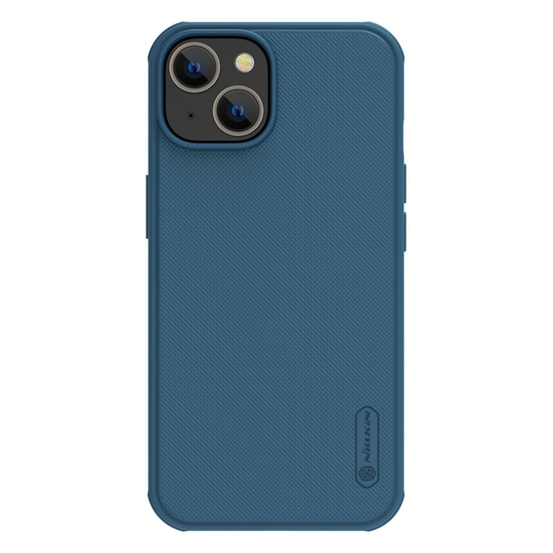 Nillkin Super Frosted Shield Pro magnetinis dėklas, skirtas iPhone 14 Plus su MagSafe magnetine mėlyna spalva