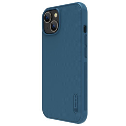 Nillkin Super Frosted Shield Pro magnetinis dėklas, skirtas iPhone 14 Plus su MagSafe magnetine mėlyna spalva