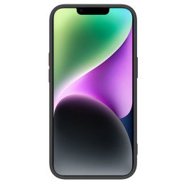 Nillkin CamShield magnetinis silikoninis dėklas iPhone 14 Plus magnetinis MagSafe dangtelis su fotoaparato apsauga juoda