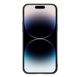 Nillkin Synthetic Fiber S Case iPhone 14 Pro Max dėklas su fotoaparato dangteliu, juodas