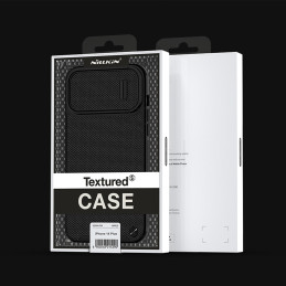 Nillkin Textured S Case iPhone 14 Plus, šarvuotas dangtelis su fotoaparato dangteliu, mėlynas