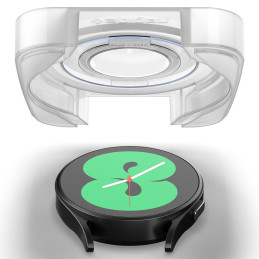 Spigen Glas.tR EZ Fit grūdintas stiklas Samsung Galaxy Watch 4 / 5 (40 mm) - 2 vnt.