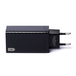 Wozinsky 65W GaN įkroviklis su USB prievadais, USB C palaiko QC 3.0 PD black (WWCG01)