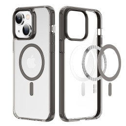 Dux Ducis Clin2 dėklas iPhone 14 Plus, magnetinis MagSafe dangtelis, pilkas