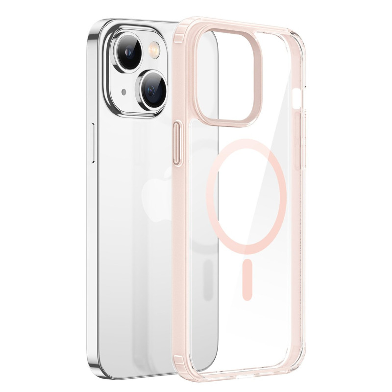 Dux Ducis Clin2 dėklas iPhone 14 Plus magnetinis MagSafe dangtelis rožinis