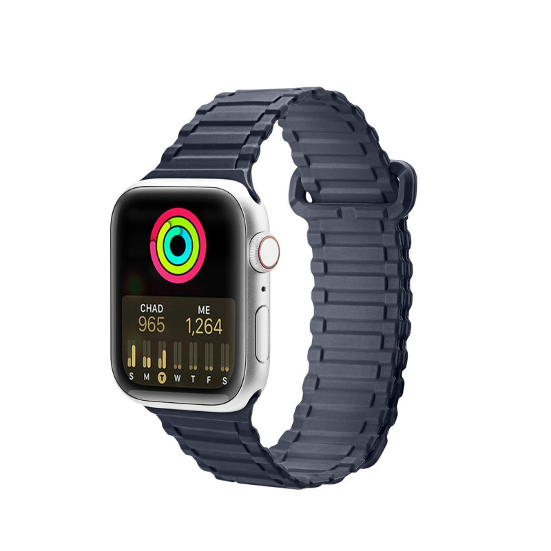 Dux Ducis dirželis (Armor Version) Apple Watch SE dirželis, 9, 8, 7, 6, 5, 4, 3, 2, 1 (41, 40, 38 mm) silikoninė magneti...