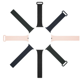 Dux Ducis dirželis (Armor Version) Apple Watch SE dirželis, 9, 8, 7, 6, 5, 4, 3, 2, 1 (41, 40, 38 mm) silikoninis magnet...